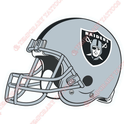 Oakland Raiders Customize Temporary Tattoos Stickers NO.668